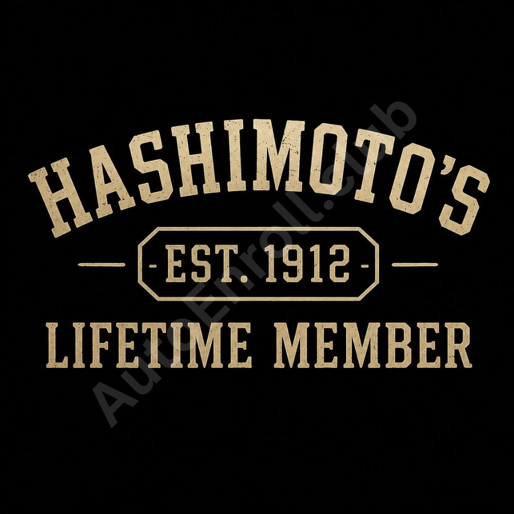 Hashimoto's Lifetime Member shirt by AutoEnroll.club
